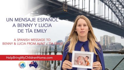 A Message from Aunty Emily to Benny & Lucia in Spanish UN MENSAJE ESPAÑOL A BENNY Y LUCIADE TÍA EMILYA