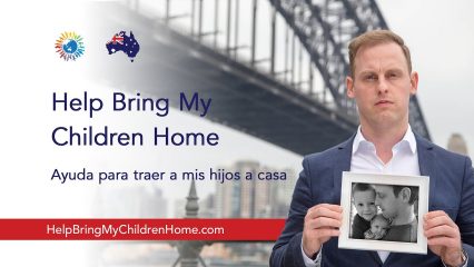 Australian father Robert Clarke appeals for global support to sign the petition to bring his two children Benny and Lucia home to Australia. Help Bring My Children Home - Australian Robert Clarke Appeals for Global Support