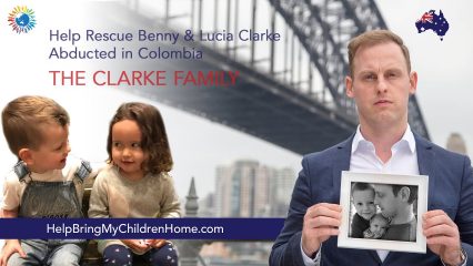Videos of Benny and Lucia Clarke and their Daddy appealing for help. The Clarke Family Video